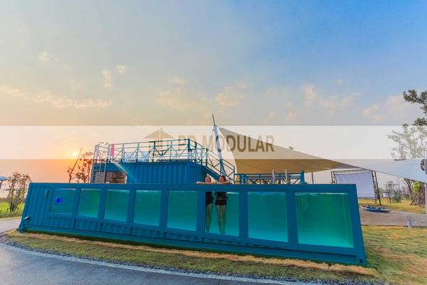 40ft container pool bar
